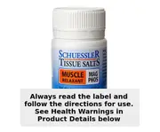 Schuessler Tissue Salts Mag Phos Muscle Relaxant 125 Tablets