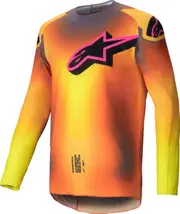 Alpinestars Supertech Lipan, jersey , color: Yellow/Orange/Pink , size: XXL