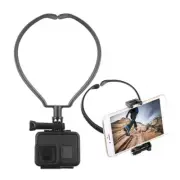 Phone Holder Neck Halter Mobile Stabilizer Hanging for Cell Camera