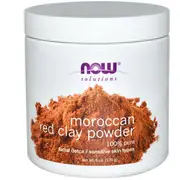 Now Foods, Solutions, Moroccan Red Clay, Facial Detox, Powder, 6 oz, 170 grams