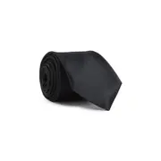 [Saint Laurent] Saint Laurent-Black Satin Tie-Donna S OS