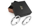 Boxed 2 Pieces Stacker Ring in Gold