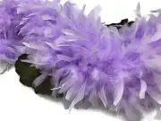 2 Yards - Lavender Heavy Weight Chandelle Feather Boa | 80 Gram Fly Tying Craft