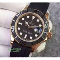 在飛比找蝦皮購物優惠-Rolex 遊艇名仕 116655 玫瑰金殼黑面