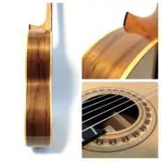 Miguel Rosales #10 Solid Spruce Top Classical Guitar,Walnut Back/Sides free bag