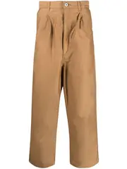 [COMME des GARCONS HOMME] 棉背緞成衣染色長褲