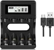 4 Slots 1.5V Li-Ion Batteries Charger Smart Battery Charger for Rechargeable Li-Ion Batteries