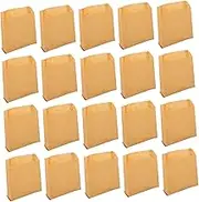 HAKIDZEL 50pcs Snack Paper Bags Oil Food Bags for Takeaway for Fried Foods Shredded Cake and More Lightweight and Easy to Use