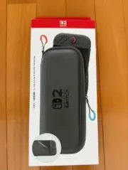 NEW Nintendo Official Switch 2 Carrying Case & Screen Protector Set Black Japan
