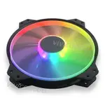 ❀VIVI MF200R ARGB 5V 3PIN 20CM幻彩電腦臺式散熱風扇，帶RGB