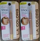 2 LA Colors Contour Highlighter Stick C68636 For A Shimmer Look SEALED