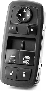 Power Window Switch Dodge Challenger 2015 2016 2017 2018 2019 2020 2021 2022 Master Driver Side Front Left Control Button,Challenger Window Assembly Door Lock Switch 68183752AB,68183752AC,68183752AD