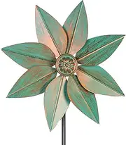 DREAMYSOUL Pinwheels for Yard and Garden, 38 Inches Metal Kinetic Wind Spinner for Outdoor Garden Patio Yard Decor