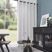 Curtains for Patio Doors 84 Inches Length - Room 80x84 Inch Greyish White
