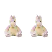 2x Mary Meyer Marshmallow Fro-Yo Unicorn 23cm Soft Stuffed Plush Toy Kids 0+
