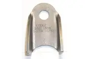Meziere Weld-On Bent Tab 4130 Steel 1-1/4" Tube Bent 2 Sides 3/8" Hole Qty: 20