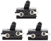 3 Pack Hair Clipper Power Switch Universal Electric Cordless Cutting Trimmer Machine ON-OFF Senior Clippers Controller Button Accessories Replacement Fit for WAHL & Most Other Brands Tools Part