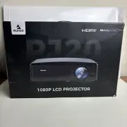 NexiGo PJ20 Outdoor Projector, Movie Projector with WiFi and Bluetooth, Black