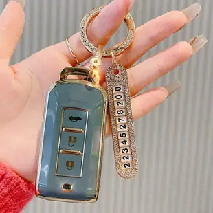 三菱 Mitsubishi 汽車鑰匙套 Outlander Pajero 鑰匙皮套 鑰匙盒 掛鑰匙 車鑰匙包扣圈