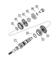 Genuine Mopar Third Gear 5093316AA