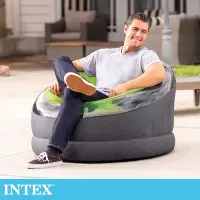 在飛比找Yahoo奇摩購物中心優惠-INTEX 帝國星球椅單寧款 /充氣沙發/懶骨頭(66581