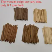 100PC 1/12 Scale Dollhouse Miniatures Lot Parquet Splicing Floor Building Decor