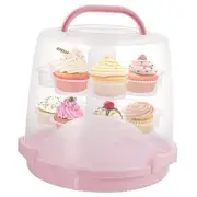24 Cupcake Carrier for Transport, Tall Cake Carrier Holder with Handle, 3