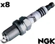 NGK Spark Plug Platinum FOR Audi S4 97-2001 2.7 Quattro (B5) PFR6Q x8
