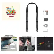1.8" Wide Camera Shoulder Strap with Quick Release Plate Wide Camera Neck Str...