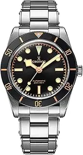[TACTICAL FROG] Cronos L6033 37mm BB54 Automatic Watches Sapphire Men's Diving Watch Stainless Steel 200M Water Resistant