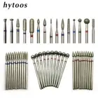 10pcs/Set Nail Drill Bits Diamond Cutters Burr Milling Cutter for Pedicure Nails