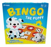 Bingo The Puppy - Includes Oversized Die - Match His Spots to Your Game Board...