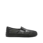 [Santoni] Santoni Leather Loafers 8 US BLACK