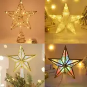 Christmas Tree Toppers, Rustic Rattan Star Tree Topper