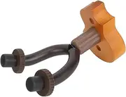 Ukulele Mount Hanger,Portable Wood Ukulele Wall Mount Stand for Ukulele Mandolin Banjo for Home Studio (Dark Wood)