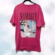 Barbie Namaste in bed t-shirt women’s size medium NWT