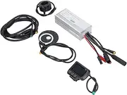 Brushless Motor, DC 36V 48V 500W Motor Brushless Controller Set Aluminium Alloy E Bike Brushless Controller with EN06 Meter, Electric Bicycle Controller for DIY Electric Bikes