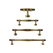 4 Sizes Brass Handles Vintage Cabinet Drawer Pulls for Wardrobe Door Furniture