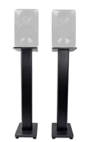 (2) Rockville 36” Studio Monitor Speaker Stands For Mackie MR824 Monitors
