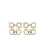 [Ferragamo] Ferragamo Gancini Clip-on Earrings ONE SIZE GOLD