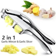 Garlic Press Garlic Press Slicer Stainless Steel 2 in 1 Garlic Mincer .l