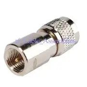 2pcs FME-Mini-UHF adapter FME Plug to Mini-UHF Plug straight connector