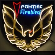 Neonetics 5FBRDB Pontiac Firebird Auto Gold 24 Inches Neon Sign