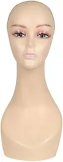 Ysyqkn Bald Mannequin Head Wig Stand Wig Display Model Training Head for Necklaces Hats