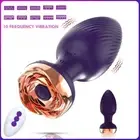 Wireless Anal Vibrator Butt Plug G Spot Prostate Massager Remote Control Sex Toy
