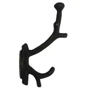 Forest Tree Limb Pair Cast Iron Coat Rack Hooks Log Cabin