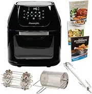 [PowerXL] Air Fryer Oven - 10L Capacity - 7-in-1 Multicooker - Air Fry, Rotisserie, Grill, Bake, Roast, Reheat & Dehydrate - 2024 Award Winning Air Fryer - 1800 Watts - LED Touch Screen Display