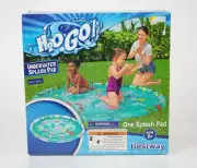 H2O GO Underwater Splash Pad Sprinkler Fountain Wading Pool 65 in Bestway Age 2+