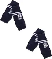 4pcs Cartoon Socks -Slip Dog Sock Cat Leg Sock Pet Leg Decor Dog Leg Protector Dog Socks Dog Leg Protection Puppy Socks Dog Leggings Dog Leg Covers Dog Protector