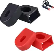 Bicycle Crank Protection MTB, Bicycle Boots Crank Cover, Silicone Bicycle Crank Protection Sleeve, Crank Arm Protection Soft Cover, Crank Arm Protection, Bicycle Crank Arm Cover, Suitable for Road